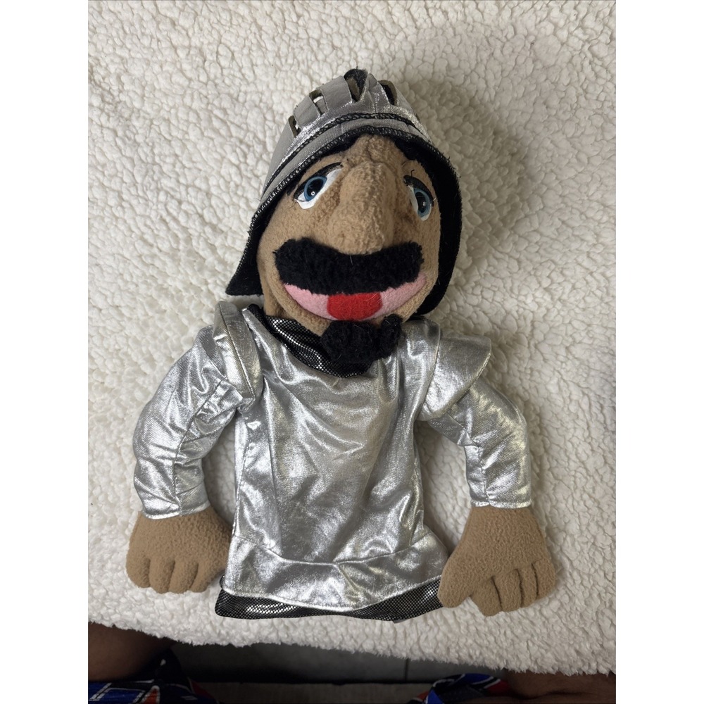 Melissa & Doug Knight Hand Puppet Plush Doll **No Puppet Arm Control Rods**